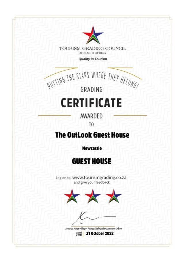 The Outlook Guest House 뉴캐슬 외부 사진